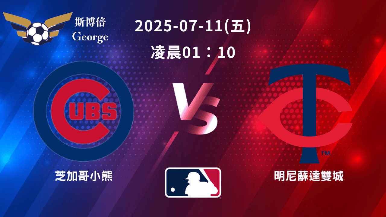 MLB》小熊 vs 雙城 ｜賽事預測｜運彩分析｜喬治分析
